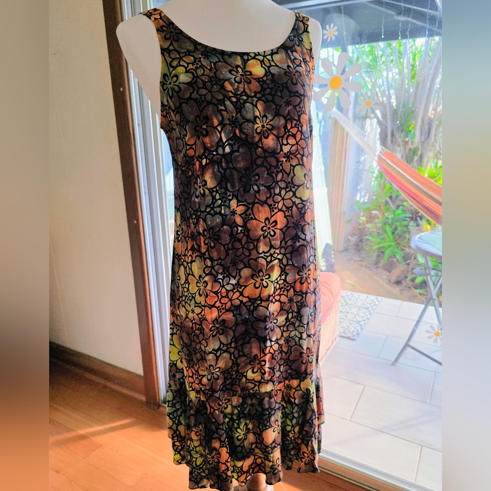 Blue Ginger HAWAII SUNDRESS Sun Dress FALL Colors SMALL - Picture 2 of 6